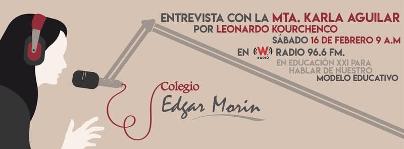 El Colegio Edgar Morin en W Radio 96.9 FM